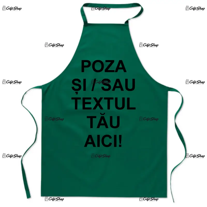 ..sort verde inchis personalizat cu poza / text